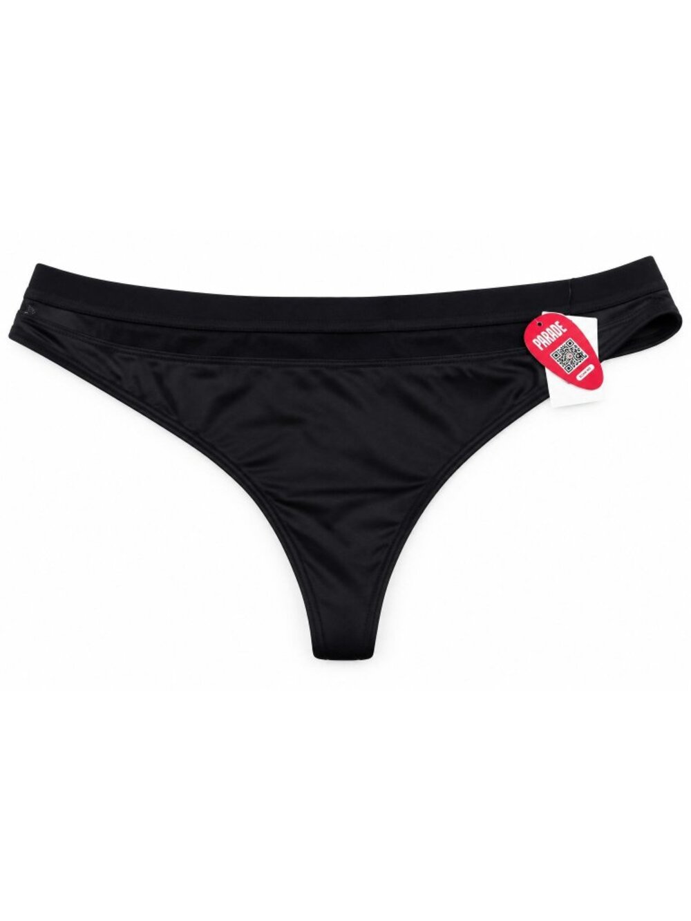 Parade Recycled Nylon XL Thong Underwear In Black